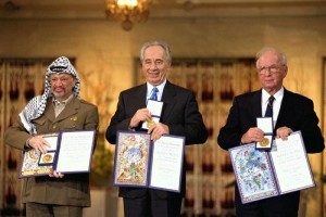 Rabin Peres Arafat prix nobel de la paix